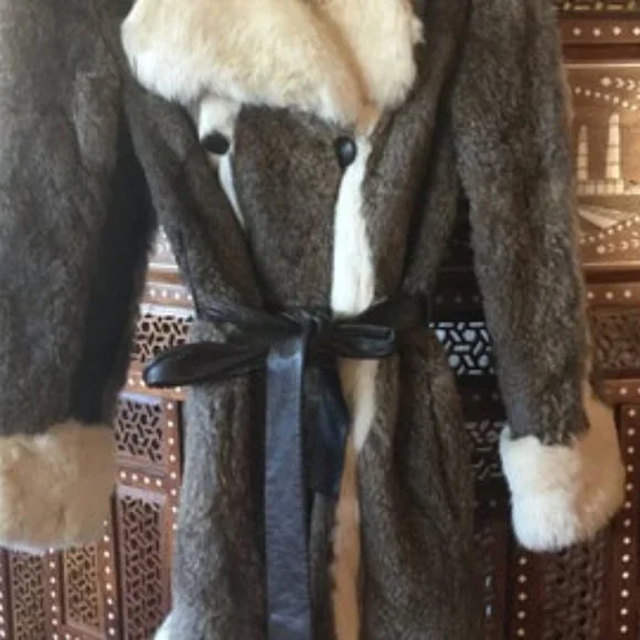 Vintage Small Rabbit Fur Peacoat jacket Jay Jacobs - Picture 6 of 10